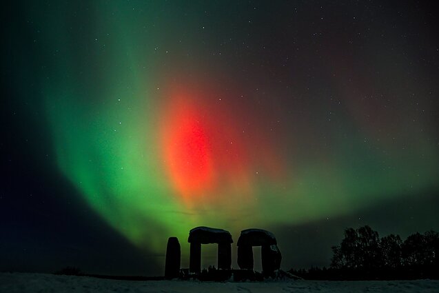 Northern lights, Telšiai