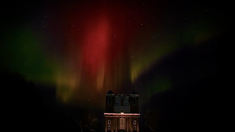 Northern lights, Šiluva