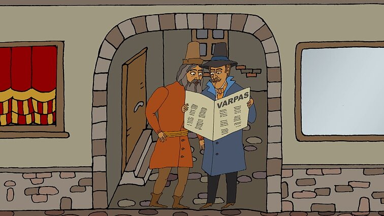 Laikraščių atsiradimas, miškingosios Varėnos istorija ir artojo užkandėlis