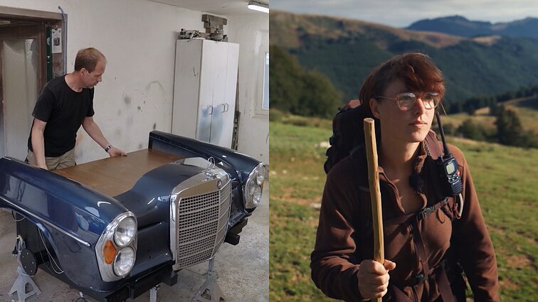 Baldų gamyba iš senų automobilių ir žvilgsnis į piemenų gyvenimo ypatybes