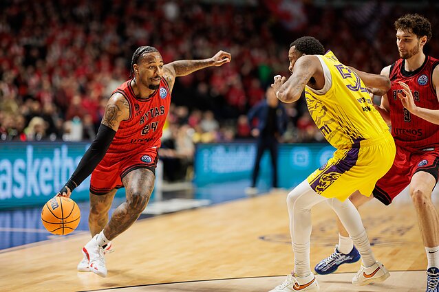 Jordanas Caroline`as. FIBA čempionų lyga: Vilniaus „Rytas“ – Holono „Hapoel“