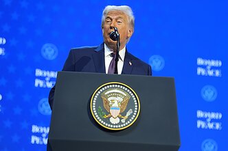 Donaldas Trumpas Pasaulio ekonomikos forume Davose Donaldas Trumpas Pasaulio ekonomikos forume Davose