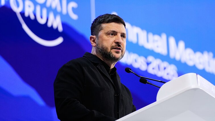 Zelenskio kalbą Davose įvertinęs Milta: priekaištai Europai yra lojalumo Trumpui rodymas