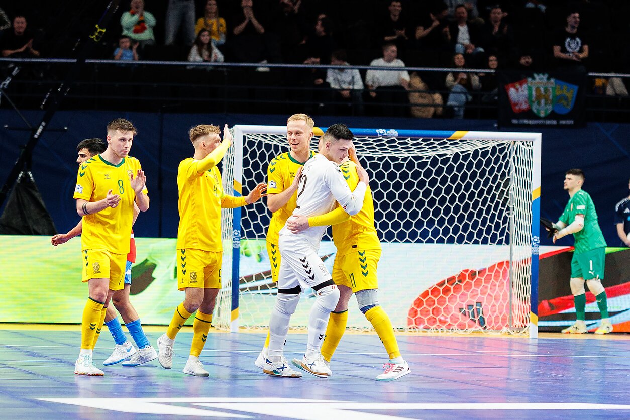 Europos salės futbolo čempionatas: Lietuva – Čekija Europos salės futbolo čempionatas: Lietuva – Čekija