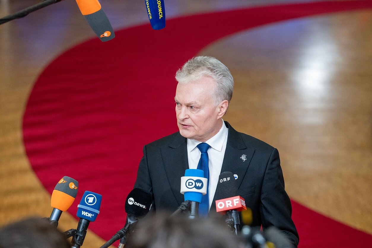 Gitanas Nausėda Briuselyje Gitanas Nausėda Briuselyje