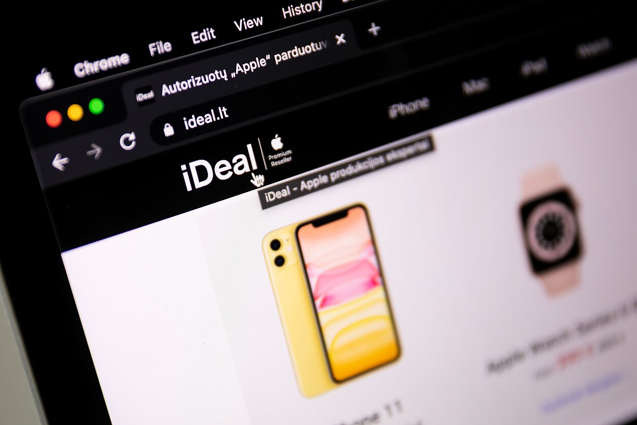 „iDeal“ internetinė svetainė