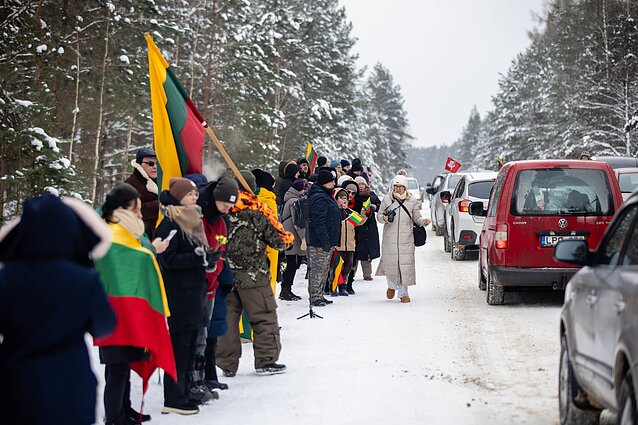 A protest rally against a military training ground in Kapčiamiestis