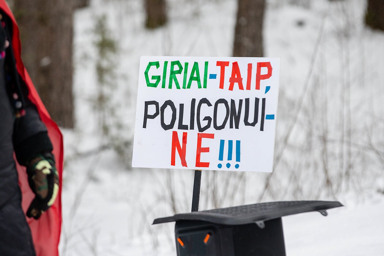 Protestas Kapčiamiestyje. Protestas Kapčiamiestyje.