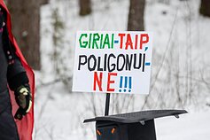 Protestas Kapčiamiestyje. Protestas Kapčiamiestyje.