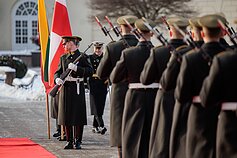 Karol Nawrocki w Wilnie