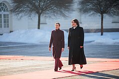 Pierwsze damy Marta Nawrocka i Diana Nausėdienė