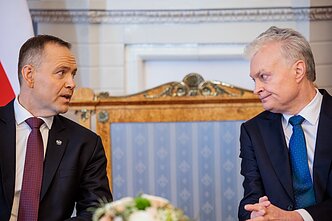 Karol Nawrocki w Wilnie