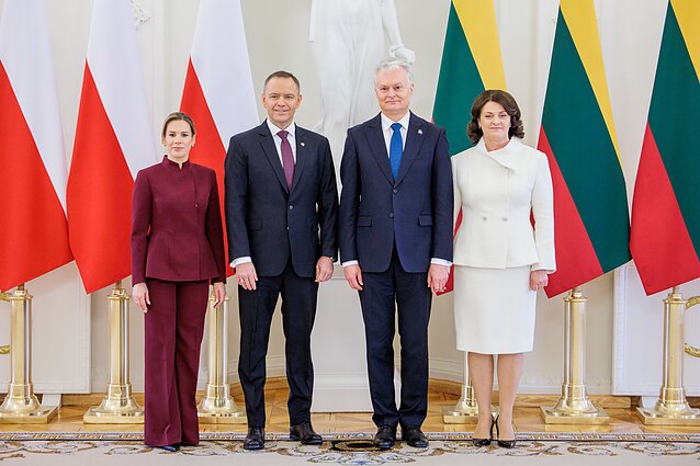 Karol Nawrocki w Wilnie