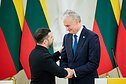 Volodymyras Zelenskis ir Gitanas Nausėda