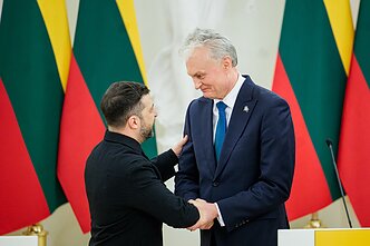 Volodymyras Zelenskis ir Gitanas Nausėda