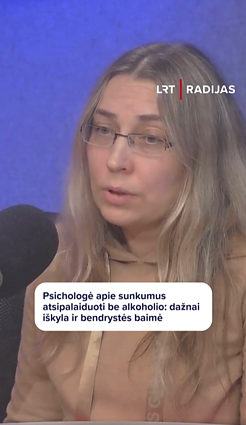 Psichologė apie sunkumus atsipalaiduoti be alkoholio