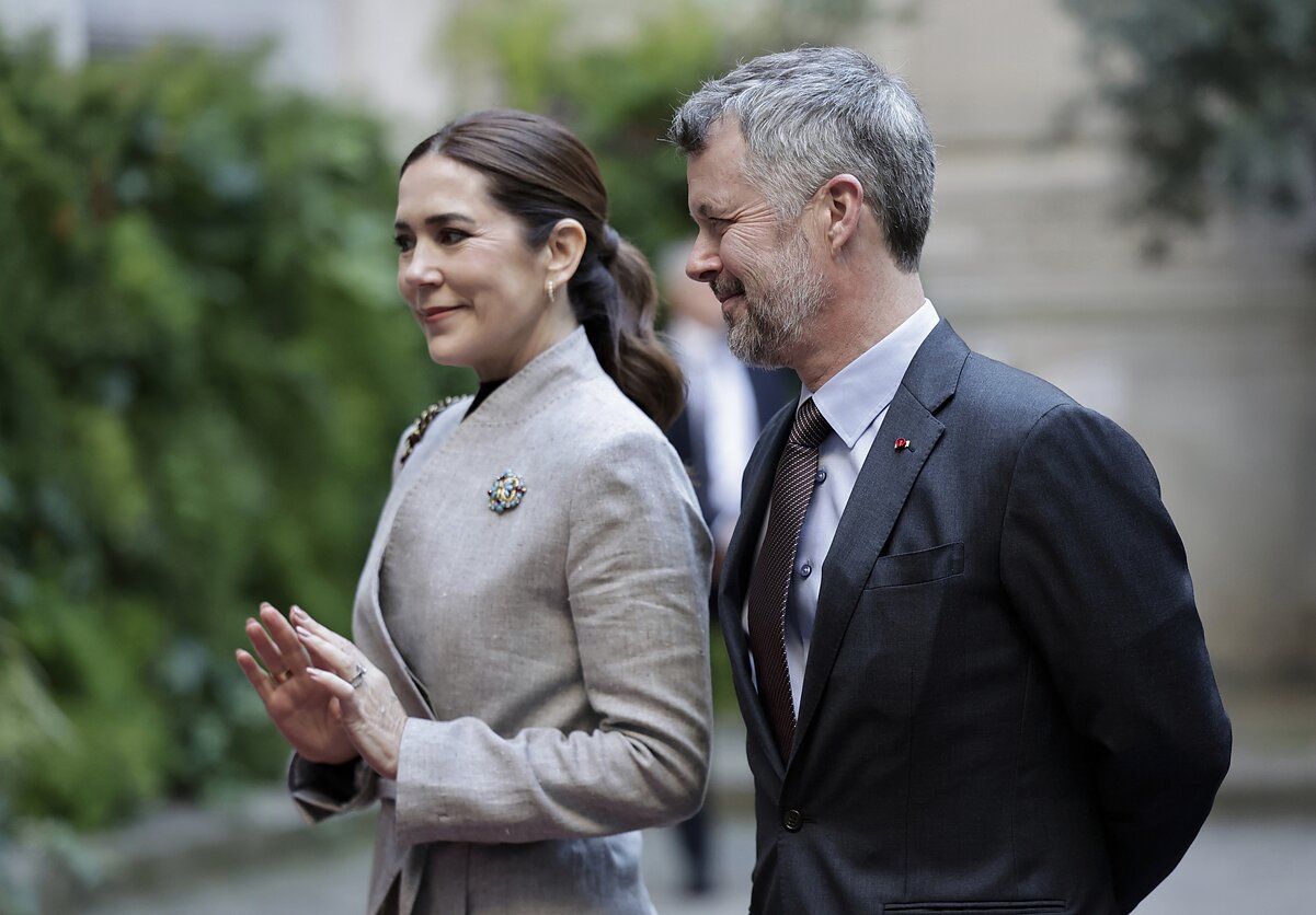 Frederik X, król Danii, oraz królowa Mary