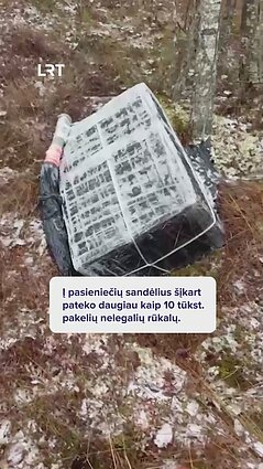 Kontrabandinių balionų antskrydis – intensyviausias šiemet