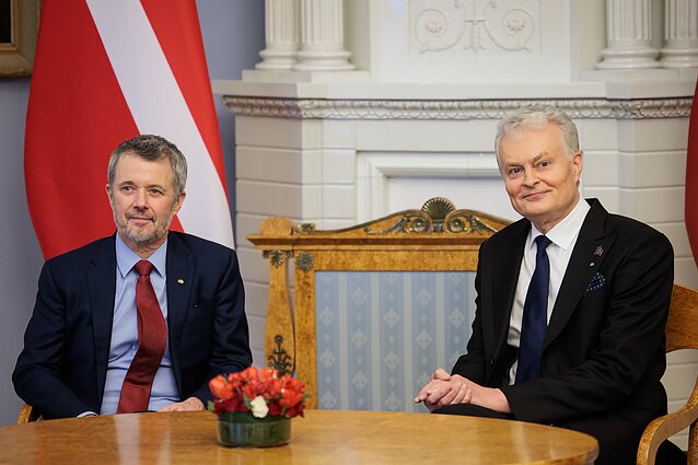 President Gitanas Nausėd and King Frederik X of Denmark