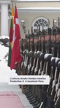 Lietuvoje lankosi Danijos karalius Frederikas X ir karalienė Mary