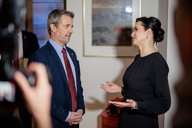 King Frederik X and PM Inga Ruginienė