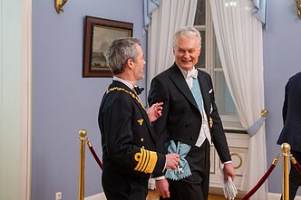 King Frederik X of Denmark and President Gitanas Nausėda King Frederik X of Denmark and President Gitanas Nausėda