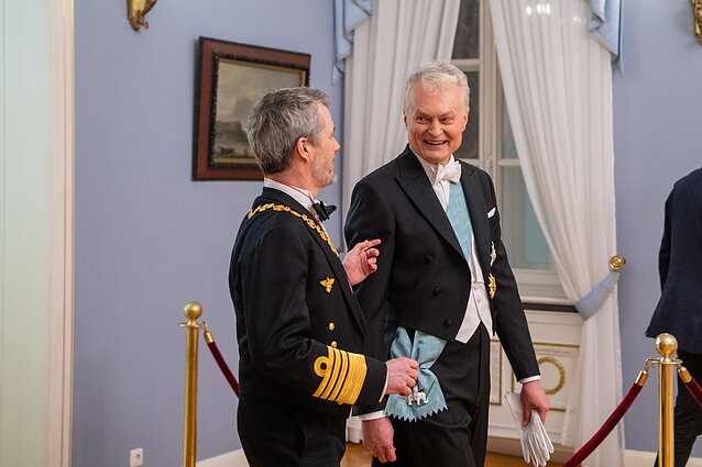 King Frederik X of Denmark and President Gitanas Nausėda King Frederik X of Denmark and President Gitanas Nausėda