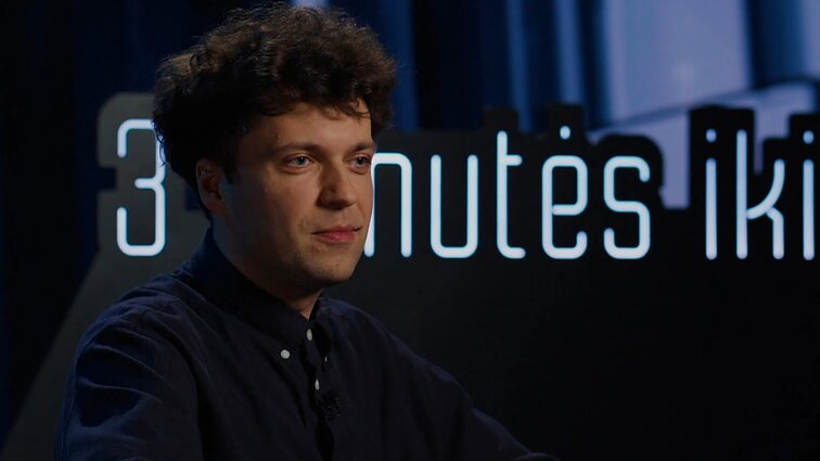 Filmą „Stebinčios akys“ pristato aktorius Šarūnas Zenkevičius