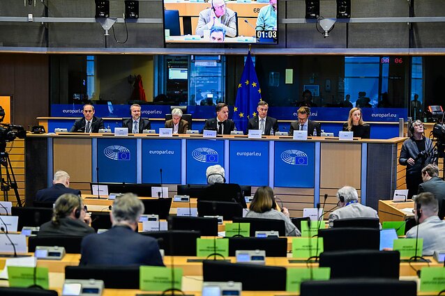 Diskusija Europos Parlamente.