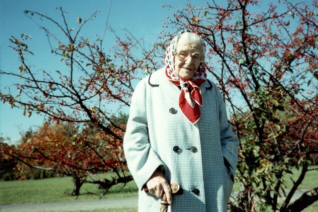 Vanda Daugirdaitė-Sruogienė JAV 1990 m. 