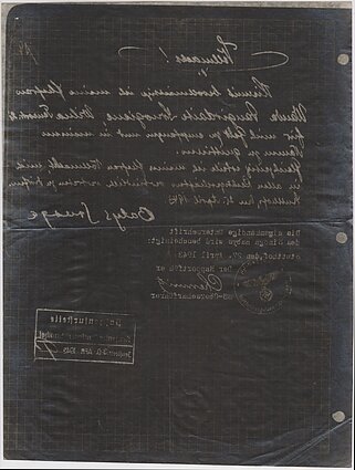 Balio Sruogos įgaliojimas Vandai Daugirdaitei-Sruogienei, Štutfofas, 1945 m. 