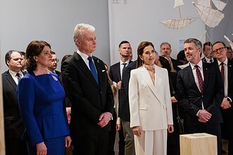 Danijos karališkoji pora sostinėje surengė atsakomąjį priėmimą Danijos karališkoji pora sostinėje surengė atsakomąjį priėmimą