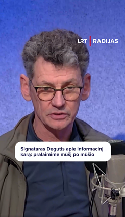 Signataras Degutis: pralaimime mūšį po mūšio