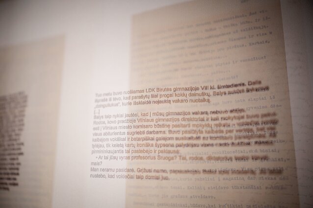 Paroda „Kodėl išbraukta?“ Profesorių name