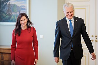 Inga Ruginienė ir Gitanas Nausėda