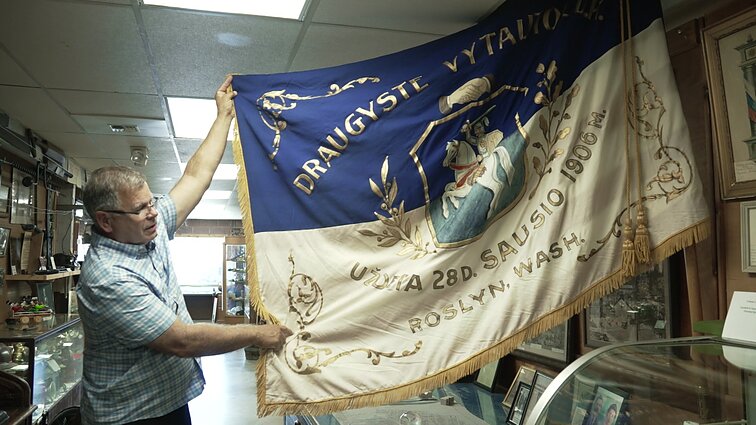 Roslyno istorijos muziejuje JAV – trečios kartos lietuvis saugantis Lietuvos paveldą