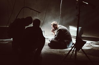 Kazimiero Likšos klipo filmavimo akimirka Kazimiero Likšos klipo filmavimo akimirka