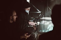 Kazimiero Likšos klipo filmavimo akimirka Kazimiero Likšos klipo filmavimo akimirka