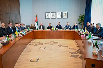 Ukrainos, Rusijos ir JAV delegacijų derybos Abu Dabyje Ukrainos, Rusijos ir JAV delegacijų derybos Abu Dabyje