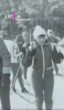 Ir šiemet žiema tokia, kad pramogomis galima tik džiaugtis. 1982 m.