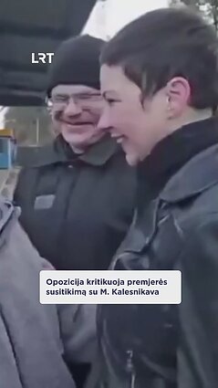 Opozicija kritikuoja premjerės susitikimą su Kalesnikava