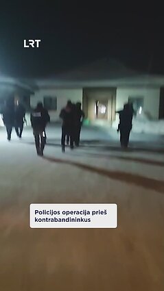 Policijos operacija prieš kontrabandininkus