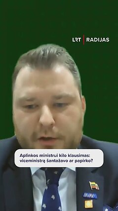 Žuromskas: viceministrą šantažavo ar papirko?