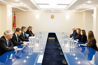 Meeting between Lithuanian Foreign Minister Kęstutis Budrys and Moldovan President Maia Sandu Meeting between Lithuanian Foreign Minister Kęstutis Budrys and Moldovan President Maia Sandu