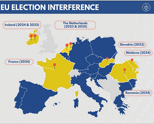 Pasak JAV Atstovų Rūmų, į šių šalių rinkimus kišosi Europos Komisija Pasak JAV Atstovų Rūmų, į šių šalių rinkimus kišosi Europos Komisija