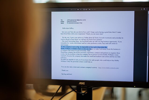 S. Petreikės ir J. Epsteino laiškai