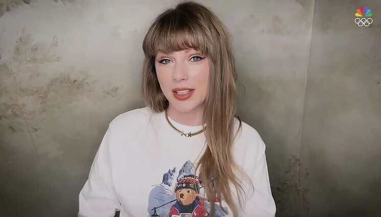 Dainininkės Taylor Swift sveikinimas 2026 m. Milano ir Kortinos žiemos olimpinių žaidynių atidaryme Dainininkės Taylor Swift sveikinimas 2026 m. Milano ir Kortinos žiemos olimpinių žaidynių atidaryme