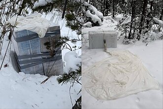 Kontrabandiniai balionai cu cigaretėmis