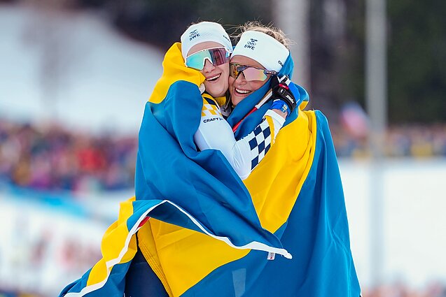 Frida Karlsson ir Ebba Andersson