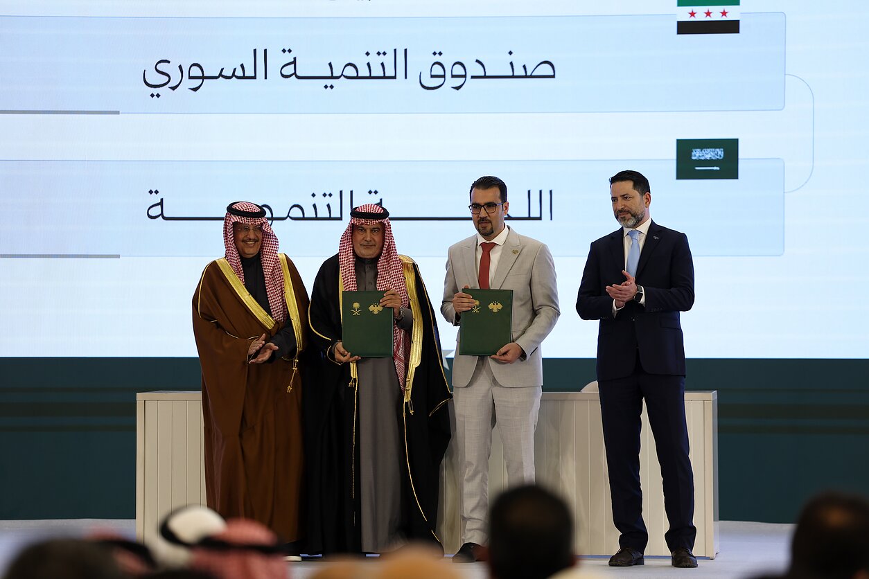 Sirijos ir Saudo Arabijos pareigūnai Damaske, Sirijoje Sirijos ir Saudo Arabijos pareigūnai Damaske, Sirijoje